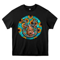 Black horseshoe circle Heavy Core Tee - JahusDesignShop