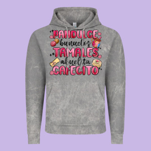 Pandulce Bunuelos Tamales Abuelita Cafecito Vintage Hoodie Designed By Maliassmallbusiness