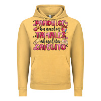 Vintage Mustard pandulce bunuelos tamales abuelita cafecito Vintage Hoodie - MaliasSmallBusiness