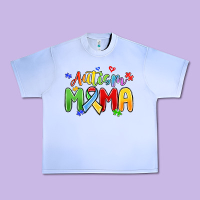 Autism Mama Urban Heavy Tee Designed By Maliassmallbusiness