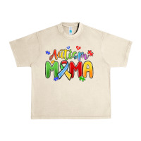 Sandshell autism mama Urban Heavy Tee - MaliasSmallBusiness