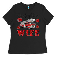 Black firefighter wife Ladies Tee - Artiststas