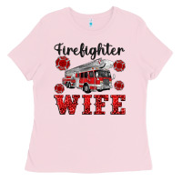 Bubblegum Pink firefighter wife Ladies Tee - Artiststas