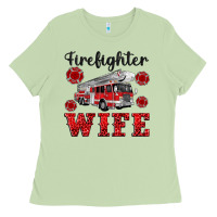 Matcha firefighter wife Ladies Tee - Artiststas