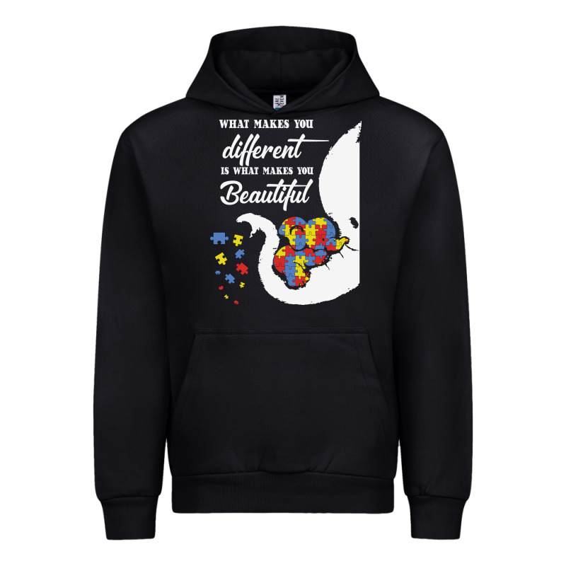 Autism Different Makes You Beautiful Urban Hoodie by CowhideDigitalArt | Teevron