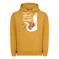 Pigment Peanut Butter Autism Different Makes You Beautiful Urban Hoodie - CowhideDigitalArt