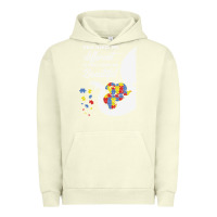 Pigment Pistachio Autism Different Makes You Beautiful Urban Hoodie - CowhideDigitalArt