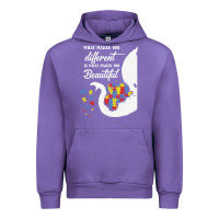 Tulip Autism Different Makes You Beautiful Urban Hoodie - CowhideDigitalArt