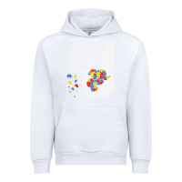 White Autism Different Makes You Beautiful Urban Hoodie - CowhideDigitalArt