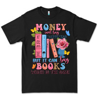 Black money can't buy happiness but it can buy books whi Premium Tee - JahusDesignShop