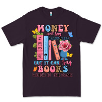 Plum money can't buy happiness but it can buy books whi Premium Tee - JahusDesignShop