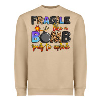 Mushroom fragile like a bomb ready to explode Heavyweight Sweatshirt - Artiststas
