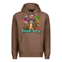 Chestnut One hip lunch lady Easter Day Premium Hoodie - HowdyJamesFarm