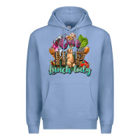 Colony Blue One hip lunch lady Easter Day Premium Hoodie - HowdyJamesFarm