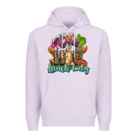 Lilac One hip lunch lady Easter Day Premium Hoodie - HowdyJamesFarm