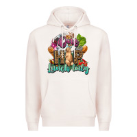 Pale Pink One hip lunch lady Easter Day Premium Hoodie - HowdyJamesFarm