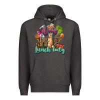 Smoke One hip lunch lady Easter Day Premium Hoodie - HowdyJamesFarm
