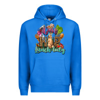 True Royal One hip lunch lady Easter Day Premium Hoodie - HowdyJamesFarm