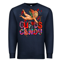 Navy cupids candy olivia Premium Sweatshirt - OliviaCreatesArt