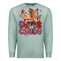 Seafoam cupids candy olivia Premium Sweatshirt - OliviaCreatesArt