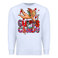 White cupids candy olivia Premium Sweatshirt - OliviaCreatesArt