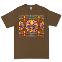 Cacao mardi gras sunflowers fleur, de lis glitter leopard background Premium Tee - Artiststas
