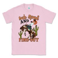 Bubblegum Pink buck around and find out rodeo cowboy Classic Tee - MaliasSmallBusiness