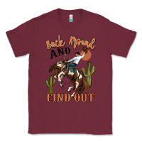 Buck Around And Find Out Rodeo Cowboy Classic Tee | Teevron