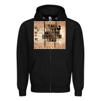 Black black teacher Zipper Hoodie - TumblerDesignByShophia