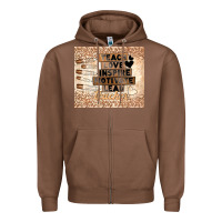 Chestnut black teacher Zipper Hoodie - TumblerDesignByShophia