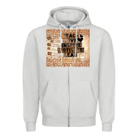 Dove Grey black teacher Zipper Hoodie - TumblerDesignByShophia