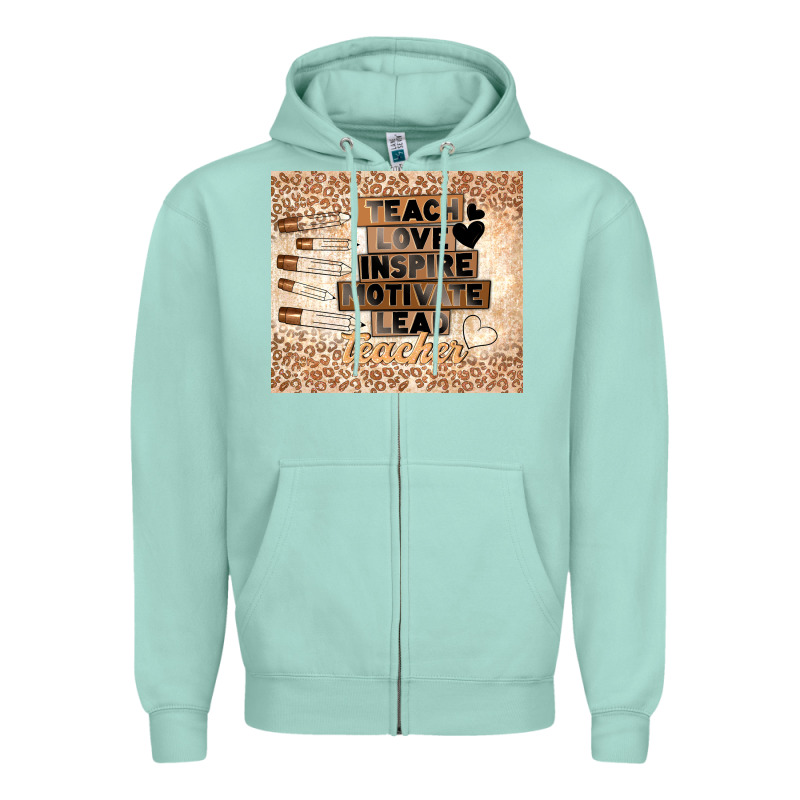 Black Teacher Zipper Hoodie by TumblerDesignByShophia | Teevron