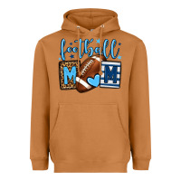 Meerkat Football mom blue team color  mother's day Heavyweight Hoodie - HowdyJamesFarm