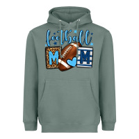 Sage Football mom blue team color  mother's day Heavyweight Hoodie - HowdyJamesFarm