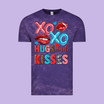 Xo Xo Hugs And Kisses Vintage Tee Designed By Nancycooperartshop