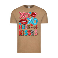 Vintage Coffee xo xo hugs and kisses Vintage Tee - NancyCooperArtShop