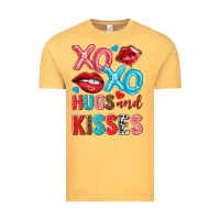 Vintage Mustard xo xo hugs and kisses Vintage Tee - NancyCooperArtShop