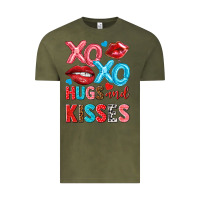 Vintage Olive xo xo hugs and kisses Vintage Tee - NancyCooperArtShop