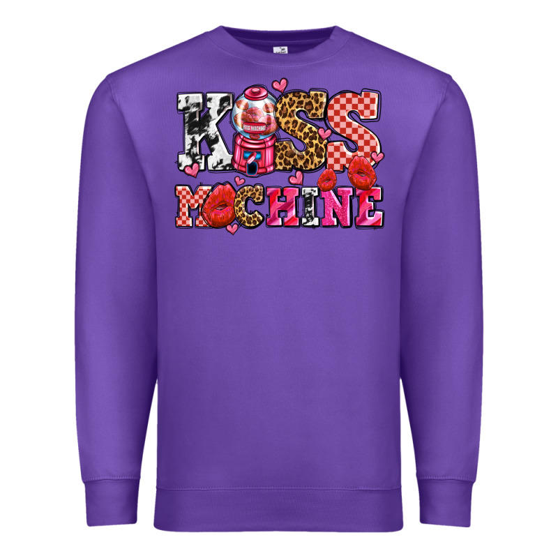 Kiss Machine With Lips Olivia Premium Sweatshirt by OliviaCreatesArt | Teevron