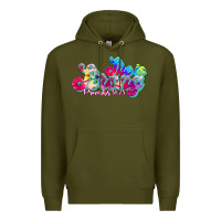 Army Green she is strong proverbs 31:25 Premium Hoodie - JahusDesignShop