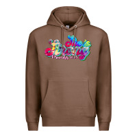 Chestnut she is strong proverbs 31:25 Premium Hoodie - JahusDesignShop