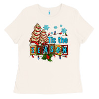 Bone tis the season christmas tree cake ado Ladies Tee - AdoDesignShop