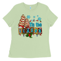 Matcha tis the season christmas tree cake ado Ladies Tee - AdoDesignShop