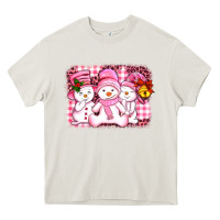 Cream chillin pink   with my snowmies  ado Heavy Core Tee - AdoDesignShop