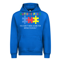 Cobalt Autistic Pride Autism Awareness Urban Hoodie - CowhideDigitalArt