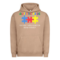 Pigment Burro Autistic Pride Autism Awareness Urban Hoodie - CowhideDigitalArt