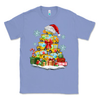 Colony Blue christmas tree with school bus Classic Tee - MaliasSmallBusiness