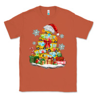 Copper christmas tree with school bus Classic Tee - MaliasSmallBusiness