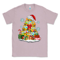 Lilac christmas tree with school bus Classic Tee - MaliasSmallBusiness