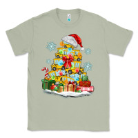 Matcha christmas tree with school bus Classic Tee - MaliasSmallBusiness